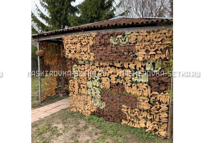 Маскировочная сеть МКТ-2П Поле 3х6 м – купить по цене 5100 руб. в интернет-магазине в городе Ярославль картинка 2