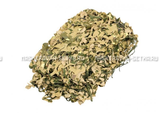 Массеть Camosystems Пейзаж-Профи Милитари 3D 1,8х3 м  – купить по цене 3850 руб. в интернет-магазине в городе Ярославль картинка 1