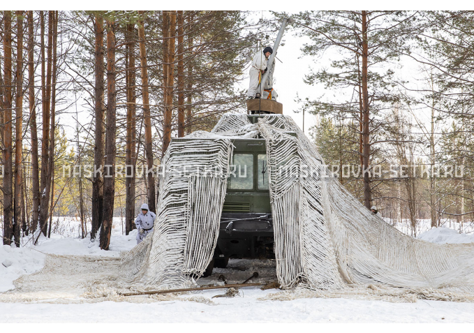 Маскировочный комплект МКТ-2С Снег 12х18 м без АП – купить по цене 58200 руб. в интернет-магазине в городе Ярославль картинка 1